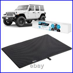 Cargo Liner for Wrangler 2019-2026 Custom Fit Black/Black For Wrangler 19-26