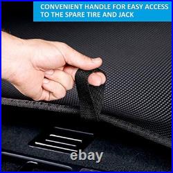 Cargo Liner for Wrangler 2019-2026 Custom Fit Black/Black For Wrangler 19-26