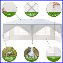 Carpa 10x20 Pies Para Fiestas De Exterior Patio Playa Con 6 Paredes Impermeable