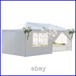 Carpa 10x20 Pies Para Fiestas De Exterior Patio Playa Con 6 Paredes Impermeable