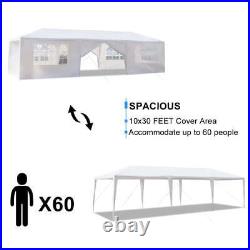 Carpa 10x30 Pies Toldo Para Fiestas Exteriores y Patio Tienda De Boda Heavy Duty