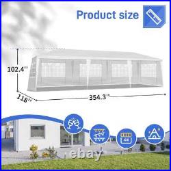 Carpa 10x30 Pies Toldo Para Fiestas Exteriores y Patio Tienda De Boda Heavy Duty