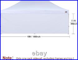 Carpa De Patio 10x20 Toldo Para Fiesta Exterior Playa, Solo Pared Lateral NUEVO