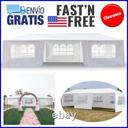 Carpa Para Fiestas De Exterior Patio Boda 10x30 Heavy Duty Toldo Con 7 Paredes