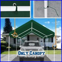 Carpa de Reemplazo 10'x20' para Cocheras y Fiestas, Lona Mejorada con Bungees