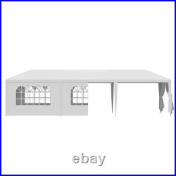 Carpas 10X30 Para Fiestas De Exterior Patio Con 8 Paredes Heavy Duty Lona El Sol