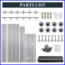 Carport 10' x 20' Heavy Duty Portable Garage, Car Port Canopy with Side-Openi