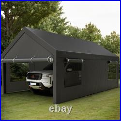 Carport 10' x 20' Heavy Duty Portable Garage, Car Port Canopy with Side-Openi