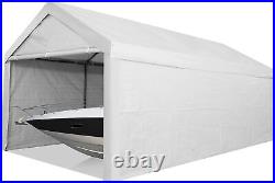 Carport 10x20 Car Canopy Heavy Duty Portable Garage+Removable Sidewalls&Doors