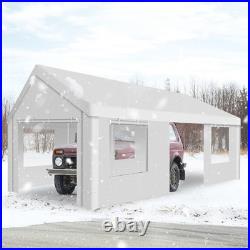 Carport 12x20ft Heavy Duty Canopy Tent Portable Garage with Removable Sidewalls