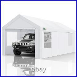 Carport 12x20ft Heavy Duty Canopy Tent Portable Garage with Removable Sidewalls