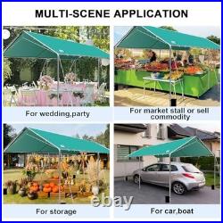 Carport Canopy 10'x20' Heavy Duty Carport, Waterproof & UV Protected Garage