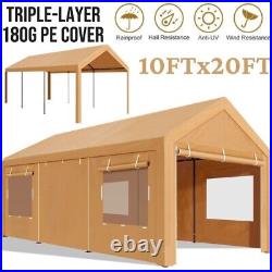 Carport Canopy 10'x20' Outdoor Heavy Duty Garage Car Boat Shelter Portable Tent