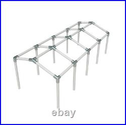 Carport Canopy EMT Pipe Fittings Kit 1-3/8 Low Peak Connectors, 10 Legs