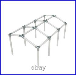 Carport Canopy EMT Pipe Fittings Kit 1-3/8 Low Peak Connectors, 8 Legs