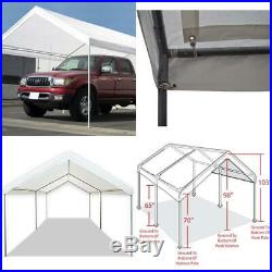 Carport Canopy Heavy Duty Tent 10 X 20 Domain White Caravan Portable Garage Car