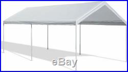 Carport Canopy Heavy Duty Tent 10 X 20 Domain White Caravan Portable Garage Car