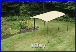 Carport Canopy Metal Frame Shade Cover Tent 9'X16' Waterproof Driveway Backyard