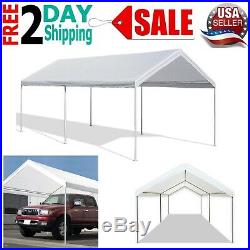 Carport Canopy Tent 10 X 20 Feet Domain White Portable Garage Tent Heavy Duty
