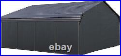 Carport Outdoor Carport Metal Carport Heavy Duty Carport 20' x 20' with Sidewall