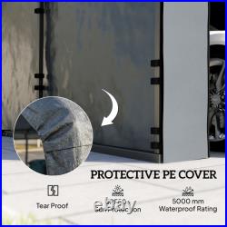 Carport Replacement Sidewall Panel Weather-Resistant Privacy Shelter Wall Cover