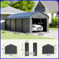Carport Replacement Sidewall Panel Weather-Resistant Privacy Shelter Wall Cover