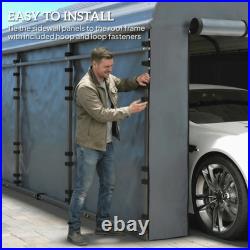 Carport Replacement Sidewall Panel Weather-Resistant Privacy Shelter Wall Cover