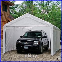 Carport Shelter Canopy 12 X 20 White Canopy Enclosure ShelterLogic Caravan NEW