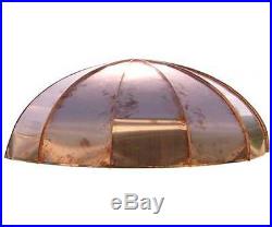 Classic Arch Copper Awning 48 X 24 X 16 by ClassicCopper. Com