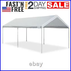 Cochera De Metal Base y Toldo Carpas 10x20 Para Carros Autos Patio En Oferta New