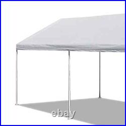 Cochera De Metal Base y Toldo Carpas 10x20 Para Carros Autos Patio En Oferta New