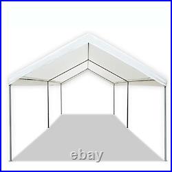 Cochera De Metal Base y Toldo Carpas 10x20 Para Carros Autos Patio En Oferta New