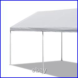 Cochera De Metal Base y Toldo Carpas 10x20 Para Carros Autos Patio En Oferta New