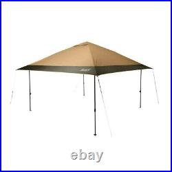 Coleman 2157498 Oasis 13' x 13' x 9.7' Brown Straight Leg Pop-up Outdoor Canopy