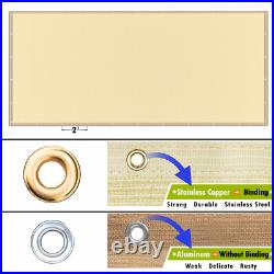 ColourTree Pergola Sun Shade Cover Universal Replacement Canopy, Brown