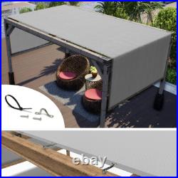 ColourTree Pergola Sun Shade Cover Universal Replacement Canopy, Grey