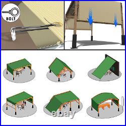 ColourTree Pergola Sun Shade Cover Universal Replacement Canopy, Grey