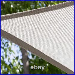 ColourTree Pergola Sun Shade Cover Universal Replacement Canopy with Rods, Gray