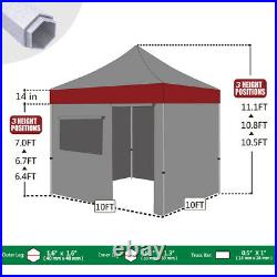 Commercial Ez Pop Up Canopy 10x10 Patio Gazebo Party Trade Show Tent Shelter