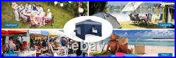 Commercial Pop UP Canopy 10x10' Party Tent Folding Waterproof Gazebo With Sidewall