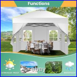 Commercial Pop Up Tent 10x10ft Canopy Waterproof Party Wedding Camping Shelter