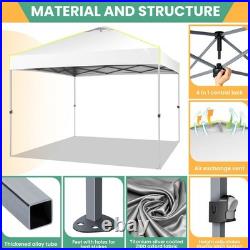 Commercial Pop Up Tent 10x10ft Canopy Waterproof Party Wedding Camping Shelter