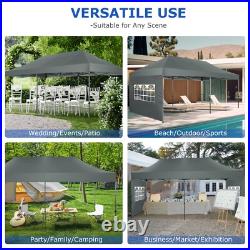 Commercial Pop Up Tent 10x20ft Canopy Waterproof Party Wedding Camping Shelter #