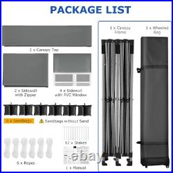 Commercial Pop Up Tent 10x20ft Canopy Waterproof Party Wedding Camping Shelter #