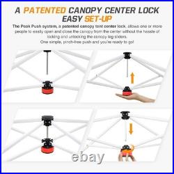 Compact Blue Pop Up Canopy with Wheeled Bag Perfect for Festivals & Camping