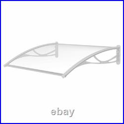 DA4731-PWS1N PN Series, Crystal Polycarbonate Door/Window Awning Ideal for Ra