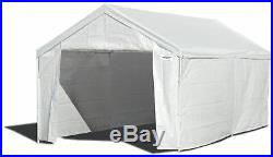 Domain Side Wall Kit Parking Car Port Shelter Garage Big Tent White Canopy New