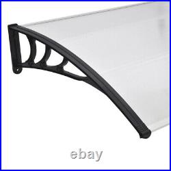 Door Window Outdoor Awning PC Hollow Sheet Shade Patio Cover Canopy 47 x 39