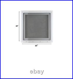Double Pane Insulated Window Square, Tempered Glass, Low -E, PVC Frame