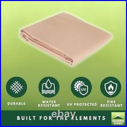 Durable 350 Replacement Canopy Top Compatible with Red Shed Swing Model Beige